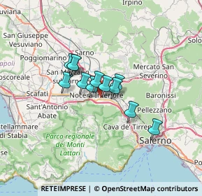 Mappa Via Luigi Angrisani, 84014 Nocera Inferiore SA, Italia (4.4775)