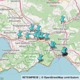Mappa Piazza Municipio, 84014 Nocera Inferiore SA, Italia (8.48)