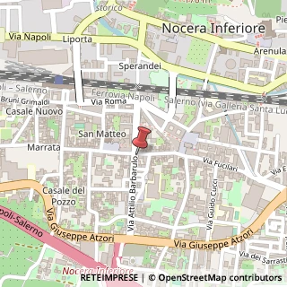 Mappa Via Attilio Barbarulo, 3, 84014 Nocera Inferiore, Salerno (Campania)