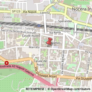 Mappa Corso Vittorio Emanuele II, 25, 84014 Nocera Inferiore, Salerno (Campania)