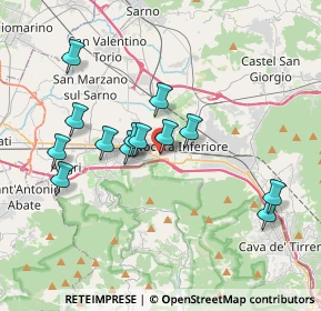 Mappa Via Raffaele Libroia, 84014 Nocera Inferiore SA, Italia (3.61231)