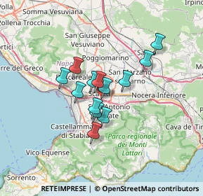 Mappa Via S. Antonio Abate, 84018 Scafati SA, Italia (5.00077)