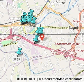 Mappa Via S. Antonio Abate, 84018 Scafati SA, Italia (1.0135)