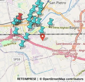 Mappa Via S. Antonio Abate, 84018 Scafati SA, Italia (1.1815)