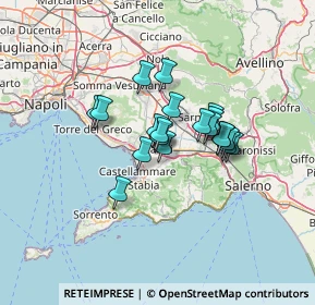 Mappa Via S. Antonio Abate, 84018 Scafati SA, Italia (9.7365)