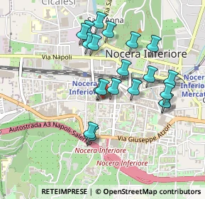 Mappa Corso Vittorio Emanuele, 84014 Nocera Inferiore SA, Italia (0.4625)
