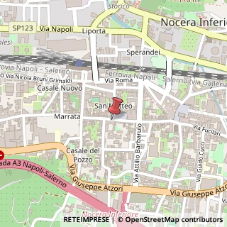 Mappa Corso Vittorio Emanuele II, 121, 84014 Nocera Inferiore, Salerno (Campania)