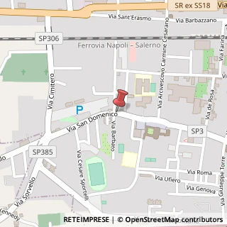 Mappa Via San Domenico,  25, 84016 Pagani, Salerno (Campania)