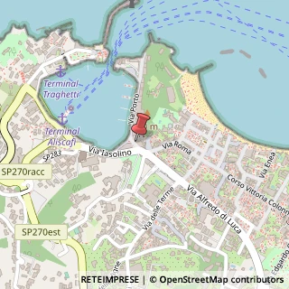 Mappa Via Porto,  10, 80077 Ischia, Napoli (Campania)