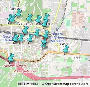 Mappa Via Armenio Carlo Angrisani, 84014 Nocera Inferiore SA, Italia (0.534)