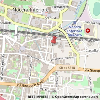 Mappa Via Carlo Angrisani, 39, 84014 Nocera Inferiore, Salerno (Campania)