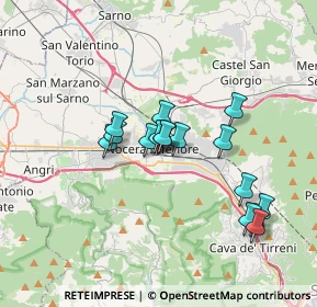 Mappa Via Gianbattista Vico, 84014 Nocera Inferiore SA, Italia (3.11188)