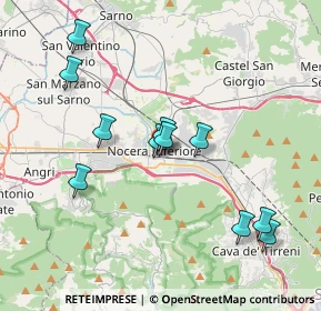 Mappa Via Gianbattista Vico, 84014 Nocera Inferiore SA, Italia (4.00818)