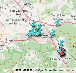 Mappa Via Gianbattista Vico, 84014 Nocera Inferiore SA, Italia (4.13056)