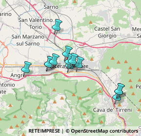 Mappa Via Giovanni Battista Vico, 84014 Nocera Inferiore SA, Italia (3.17)