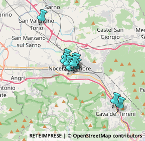 Mappa Via Gianbattista Vico, 84014 Nocera Inferiore SA, Italia (2.25545)