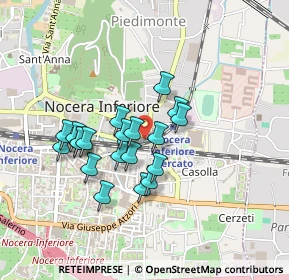 Mappa Via Giovanni Battista Vico, 84014 Nocera Inferiore SA, Italia (0.3835)