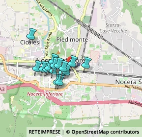 Mappa Via Giovanni Battista Vico, 84014 Nocera Inferiore SA, Italia (0.65438)