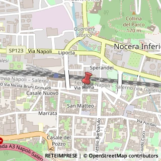 Mappa Via Roma, 45, 84014 Nocera Inferiore, Salerno (Campania)