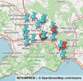 Mappa Via Andrea Tortora, 84016 Pagani SA, Italia (6.28842)