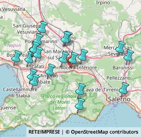 Mappa Via Andrea Tortora, 84016 Pagani SA, Italia (8.5215)