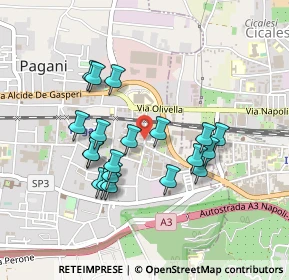 Mappa Via Andrea Tortora, 84016 Pagani SA, Italia (0.4375)