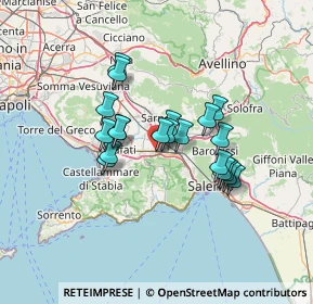Mappa Via Andrea Tortora, 84016 Pagani SA, Italia (11.2485)