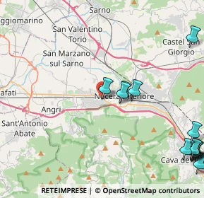 Mappa Via Andrea Tortora, 84016 Pagani SA, Italia (6.70786)