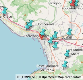 Mappa Via Terragneta, 80058 Torre Annunziata NA, Italia (5.884)