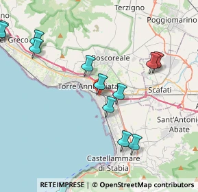 Mappa Via Terragneta, 80058 Torre Annunziata NA, Italia (5.58714)