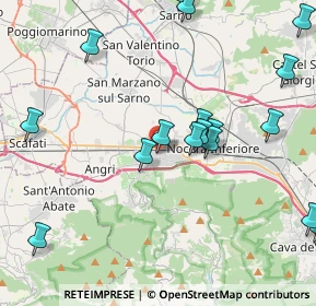 Mappa Via Tramontano Guido, 84016 Pagani SA, Italia (5.27765)