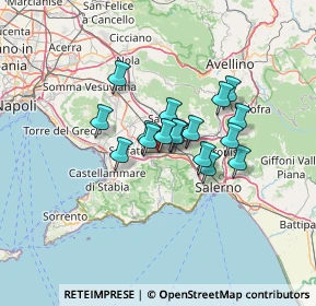 Mappa Via Tramontano Guido, 84016 Pagani SA, Italia (9.50941)