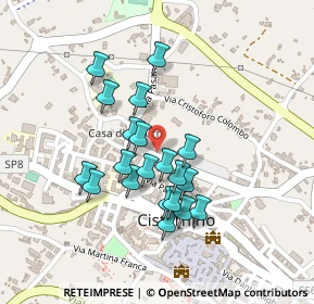 Mappa Via Francesco Clarizia, 72014 Cisternino BR, Italia (0.2015)