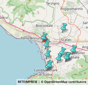 Mappa Via Provinciale Vigne Sant'Antonio, 80058 Torre Annunziata NA, Italia (4.14364)