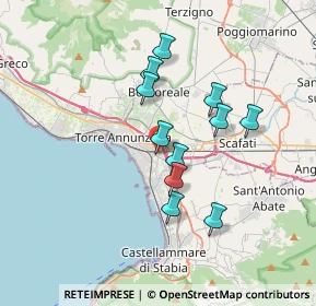 Mappa Via Provinciale Vigne Sant'Antonio, 80058 Torre Annunziata NA, Italia (3.15455)