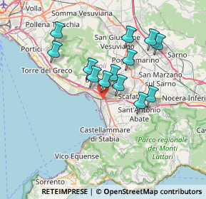 Mappa Via Provinciale Vigne Sant'Antonio, 80058 Torre Annunziata NA, Italia (6.48692)