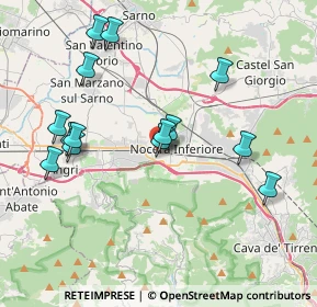 Mappa Via Crocifisso, 84014 Nocera Inferiore SA, Italia (4.25714)