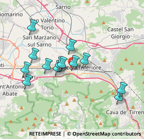 Mappa Via Nicola Bruni Grimaldi, 84014 Nocera Inferiore SA, Italia (3.67077)