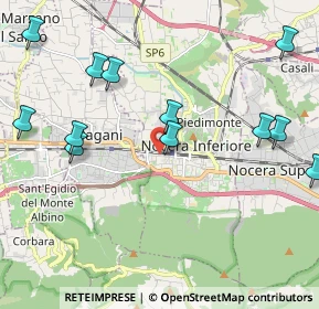 Mappa Via Crocifisso, 84014 Nocera Inferiore SA, Italia (2.64833)