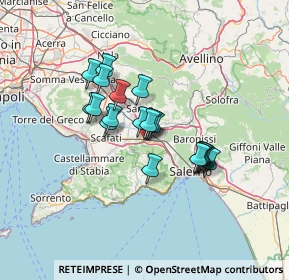 Mappa Via Nicola Bruni Grimaldi, 84014 Nocera Inferiore SA, Italia (10.6965)