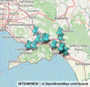 Mappa Via Raffaele Pucci, 84014 Nocera Inferiore SA, Italia (9.845)