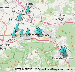 Mappa Via Guerritore G., 84014 Nocera Inferiore SA, Italia (4.44308)
