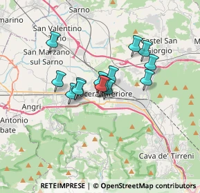 Mappa Piazza Guerritore G, 84014 Nocera Inferiore SA, Italia (2.495)