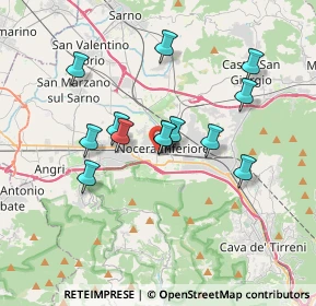 Mappa Via Guerritore G., 84014 Nocera Inferiore SA, Italia (3.26615)