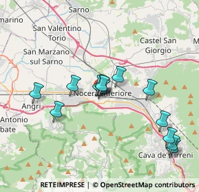 Mappa Via Guerritore G., 84014 Nocera Inferiore SA, Italia (3.66077)