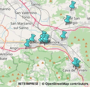 Mappa Via Guerritore G., 84014 Nocera Inferiore SA, Italia (3.31167)