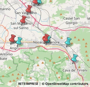Mappa Via Guerritore G., 84014 Nocera Inferiore SA, Italia (4.98727)