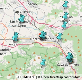 Mappa Via Guerritore G., 84014 Nocera Inferiore SA, Italia (4.9695)