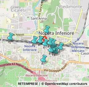 Mappa Piazza Guerritore G, 84014 Nocera Inferiore SA, Italia (0.34533)