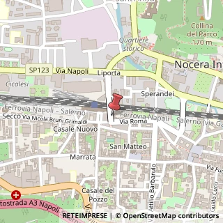 Mappa Via Eduardo Astuti, 121, 84014 Nocera Inferiore, Salerno (Campania)